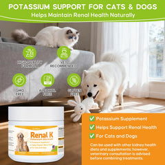 Ourea Renal K chicken flavor eases mealtime acceptance.