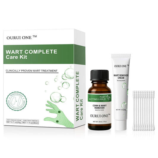 ourui one dual-action wart kit liquid targets small warts for quick results
