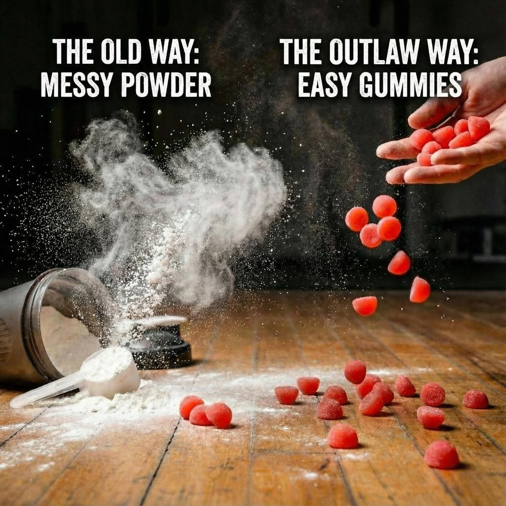 Outlaw Formulas Creatine Monohydrate Gummies small-family brand inspires trust and reliability