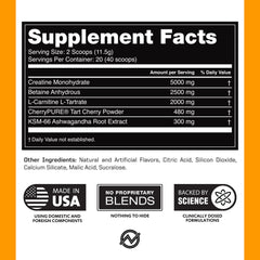Outwork Nutrition Creatine Monohydrate powder close-up for strength support