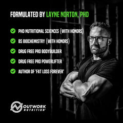 Outwork Nutrition creatine monohydrate powder close-up