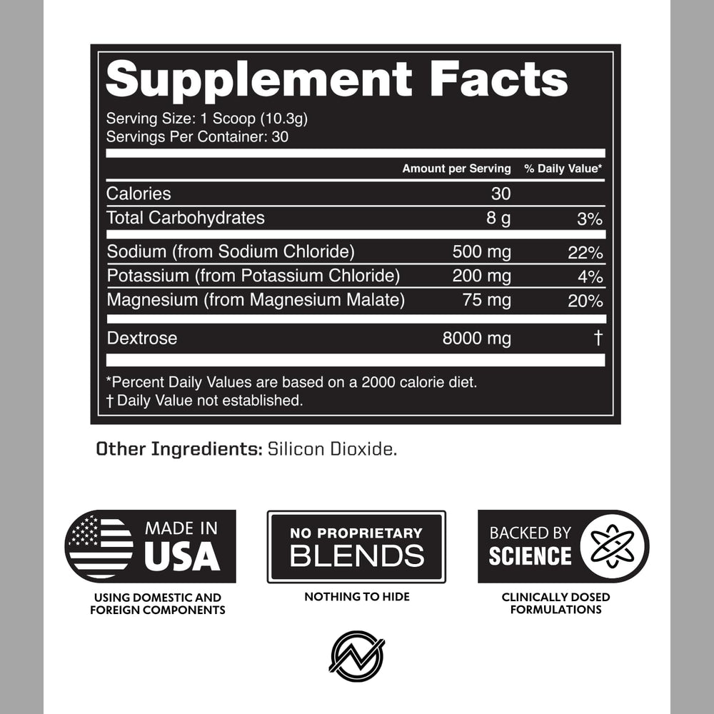 Outwork Nutrition Electrolytes Powder on-the-go bottle ready for training