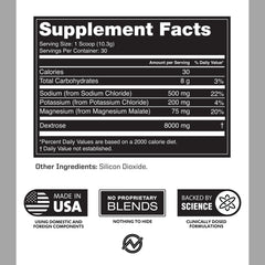 Outwork Nutrition Electrolytes Powder on-the-go bottle ready for training
