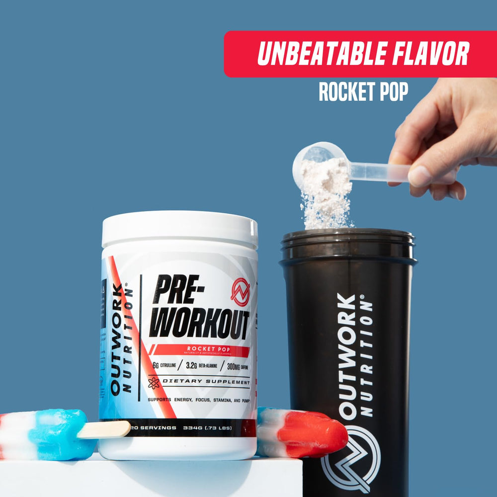 Clear, sugar-free formula paired with caffeine for alertness during workouts.