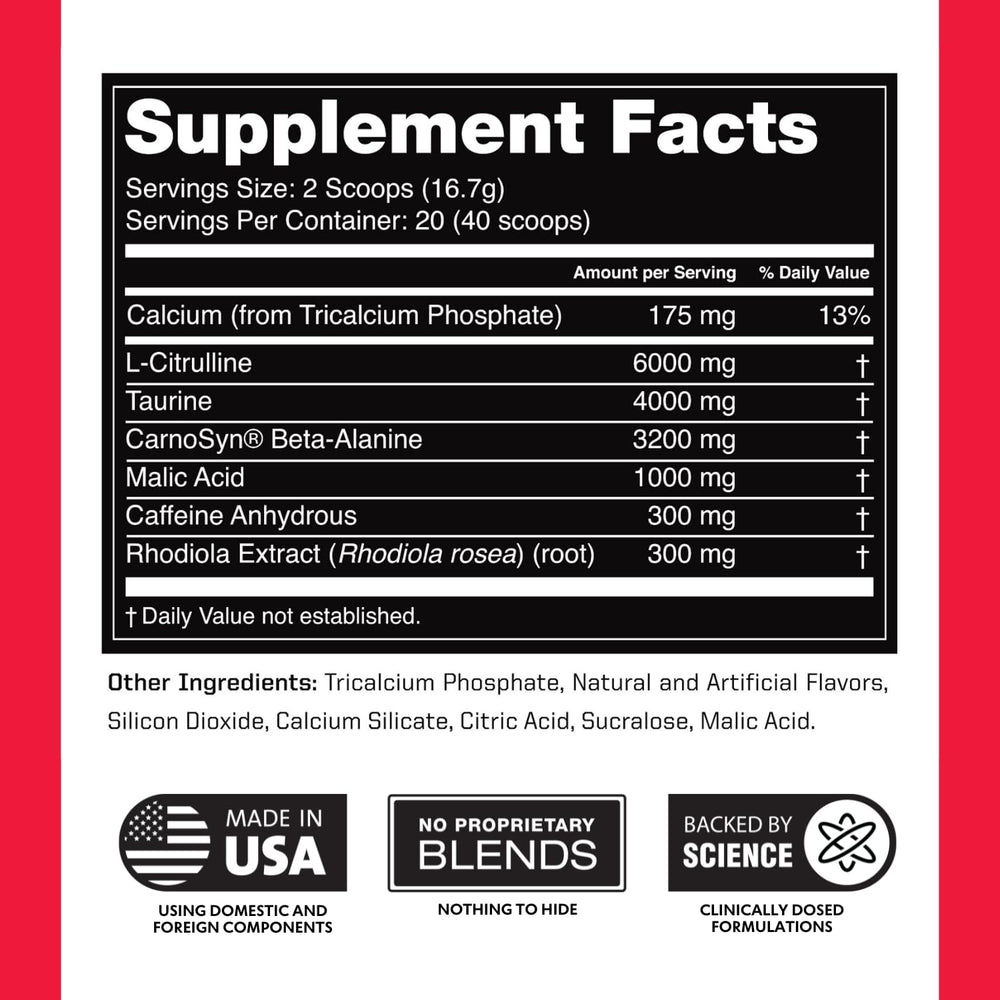 Transparent, science-based approach without opaque blends or exaggerations.