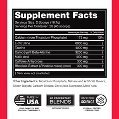 Transparent, science-based approach without opaque blends or exaggerations.