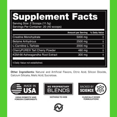 Outwork Nutrition tart cherry and ashwagandha blend for balanced recovery