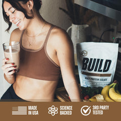 Outwork Nutrition Whey Isolate low lactose formula promotes comfortable digestion during workouts