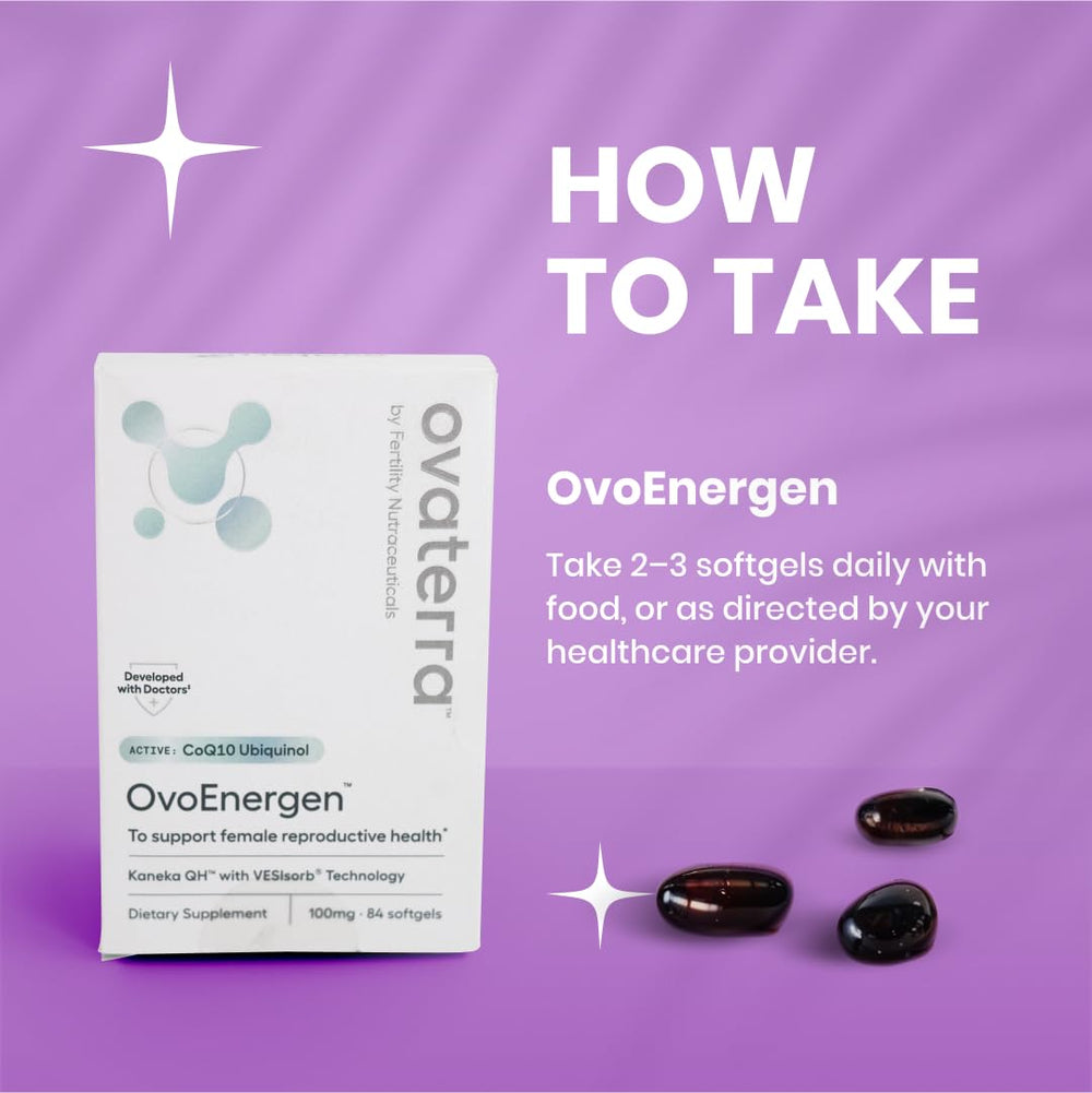 Daily dose guidance for OvoEnergen capsules for fertility support