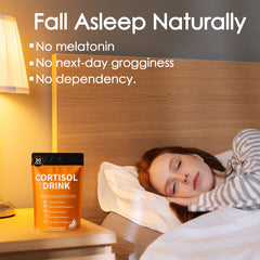 oviaapo Cortisol Drink Powder with turmeric and black pepper for balanced mood.