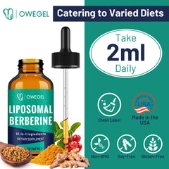 Owegel prebiotics soothing ingredients highlight gut-friendly formulation.