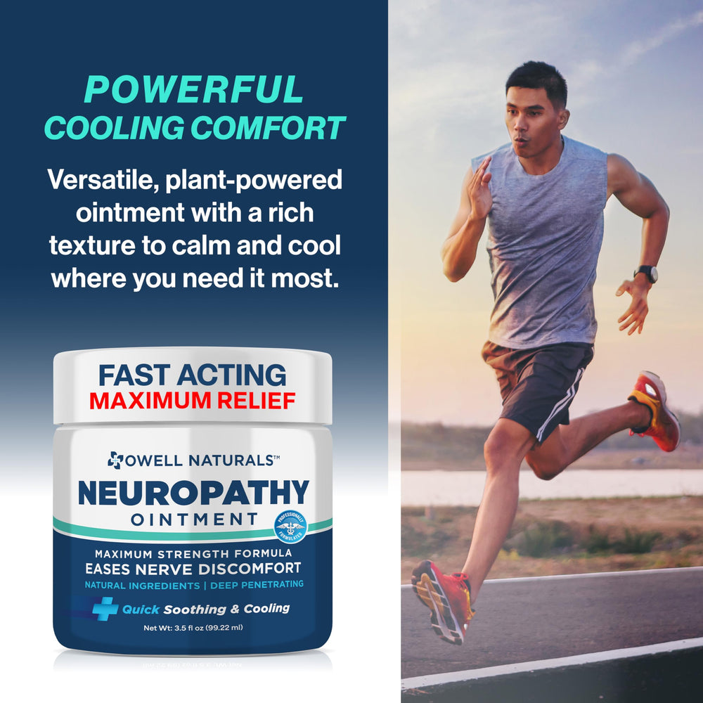 OWELL NATURALS Neuropathy Nerve Relief Ointment long-lasting comfort and hydration