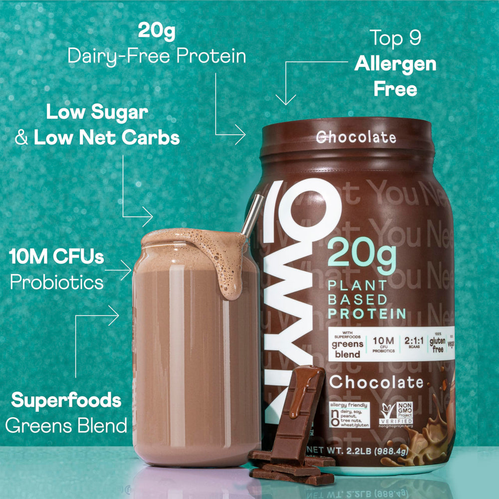 Scoop in smoothie for a creamy protein boost.