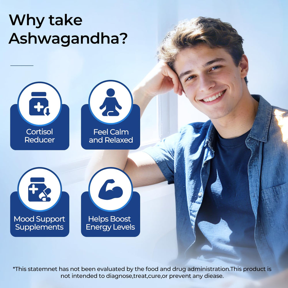 OxyEnergy Ashwagandha bottle front view on a clean surface for everyday wellness