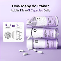 OxyEnergy collagen pills daily use scene showing simple routine.