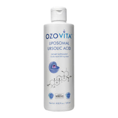OZOVITA liposomal ursolic acid bottle front view showcasing premium packaging and brand
