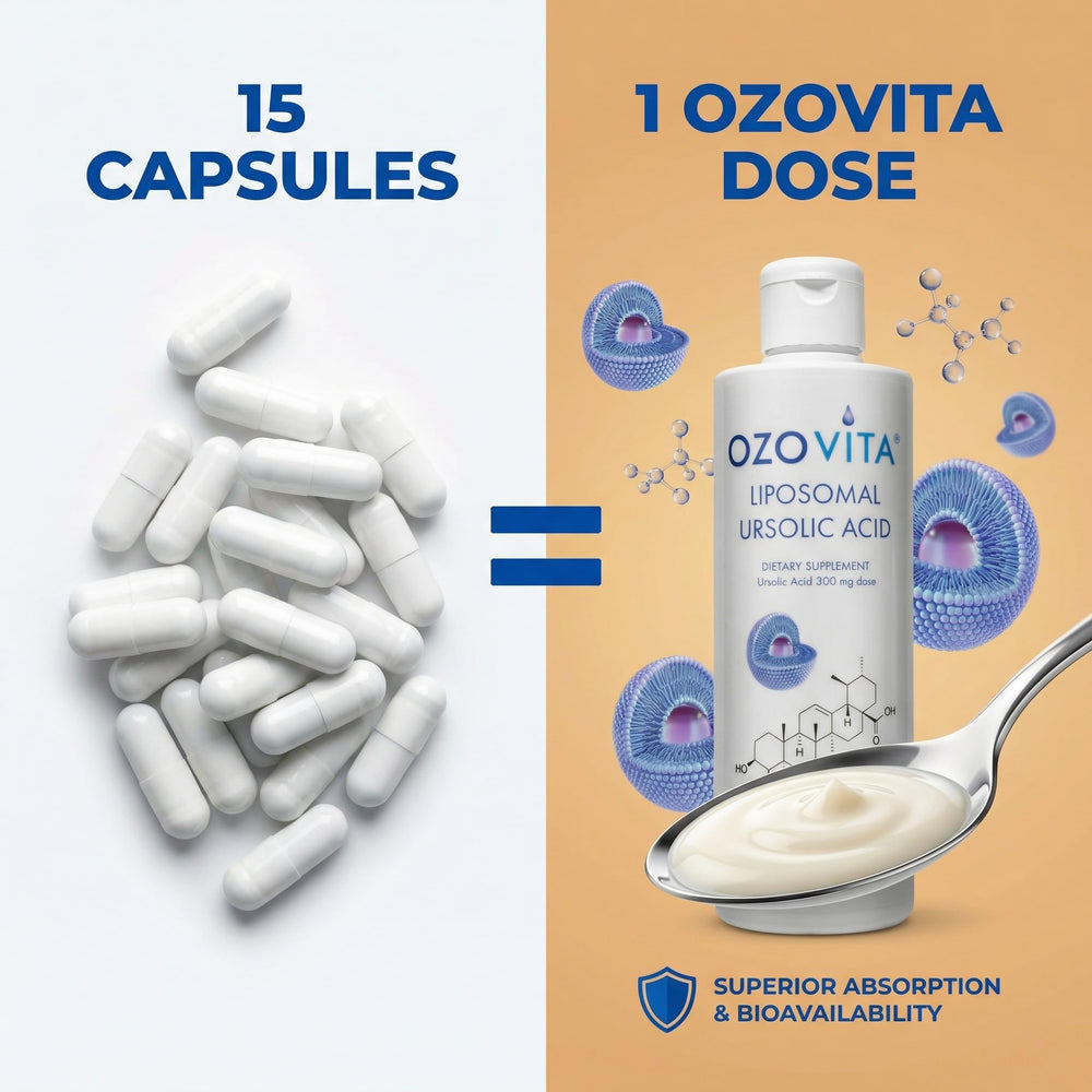 OZOVITA vegan organic seal on bottle