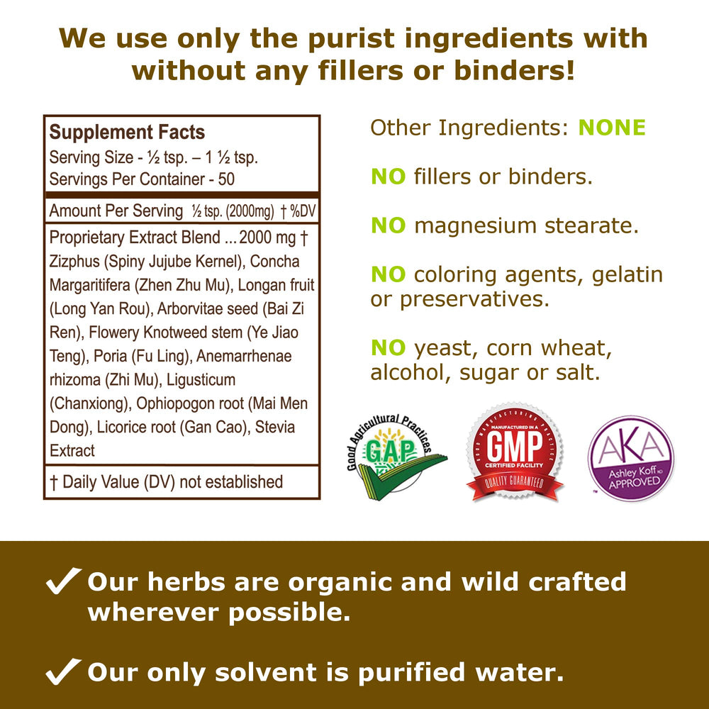 Label notes no sulfur dioxide fumigation preserving potency and safety