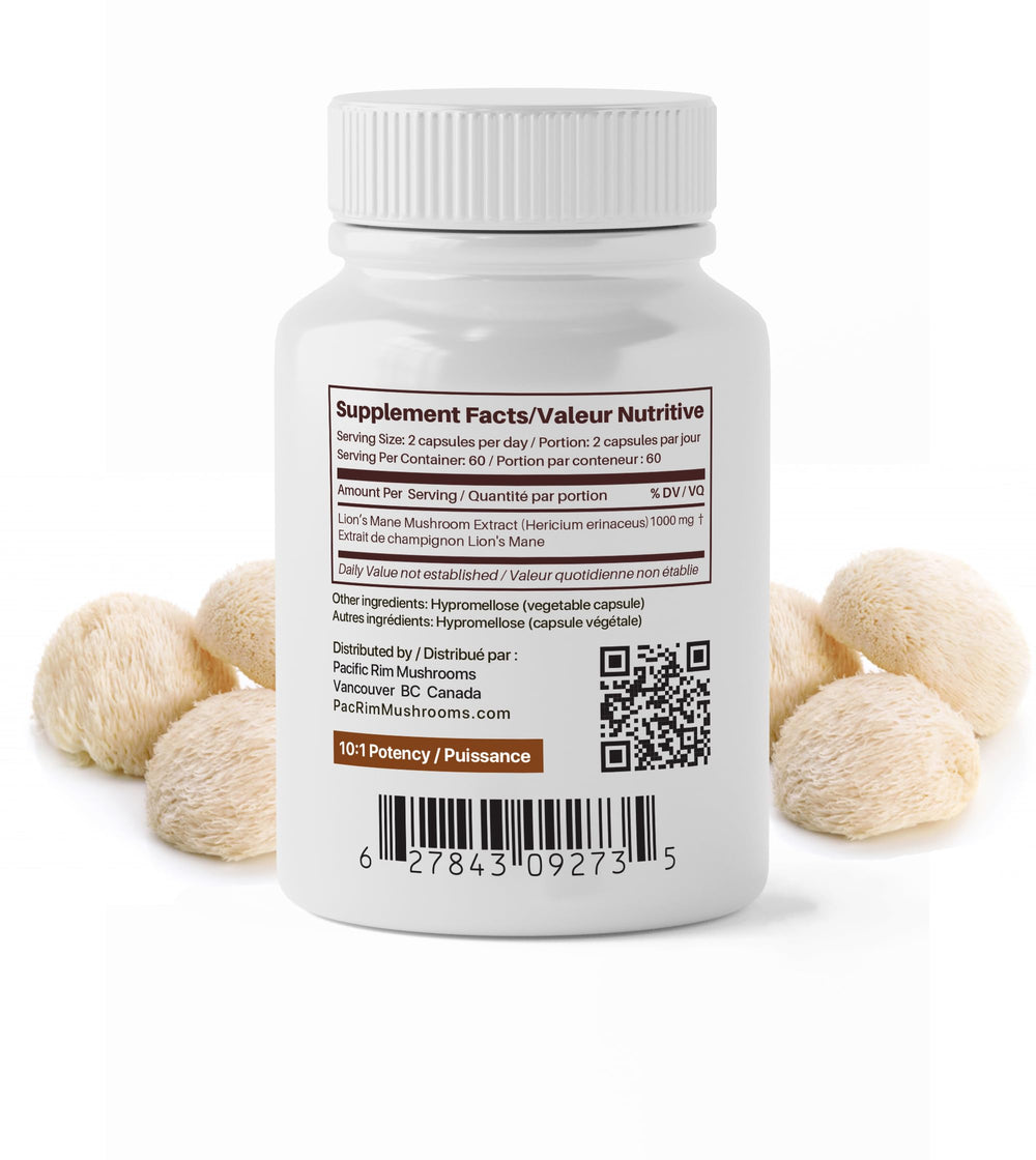 Pacific Rim Mushrooms branding on packaging communicates trusted quality.