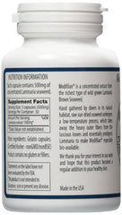 Pacific Standard Modifilan capsules close-up, convenient daily seaweed-derived nutrients.