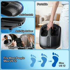 PACOVY deep kneading action simulates a professional massage