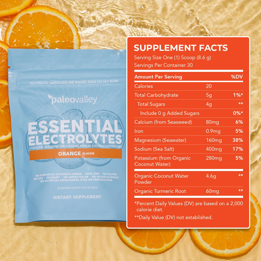 Paleovalley Essential Electrolytes powder used during a workout for hydration