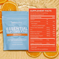 Paleovalley Essential Electrolytes powder used during a workout for hydration