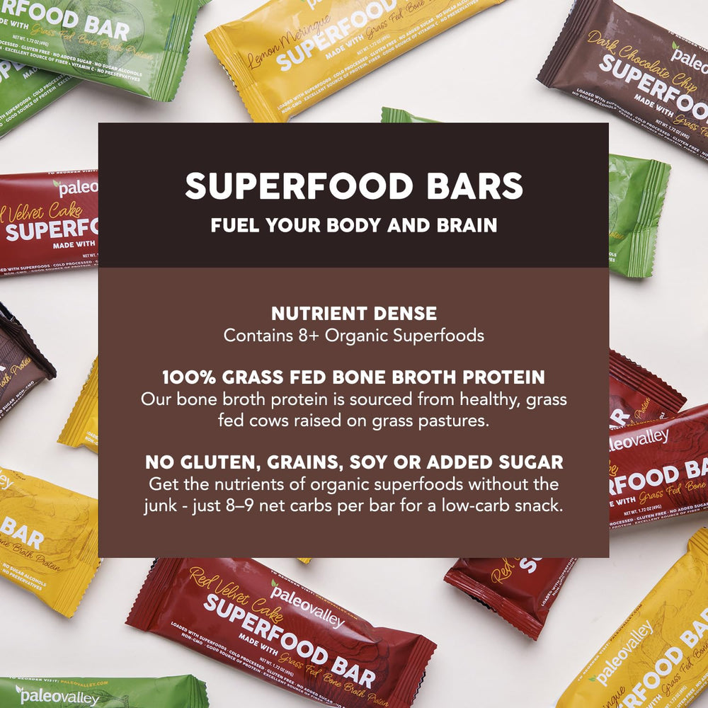 Paleovalley nutrition panel highlights 9g protein and gluten-free formulation