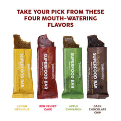 Paleovalley Red Velvet Bars nutrition label, non-GMO and allergen-friendly.