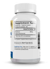 Palmara Health Monolaurin daily-use scene with bottle and glass