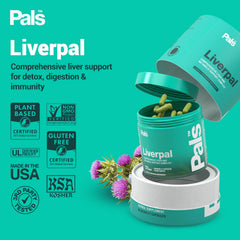 PALS Liverpal artichoke visual signaling comprehensive liver cleanse.