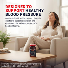 Panoxol Vasonoxol wellness scene illustrating vascular balance.