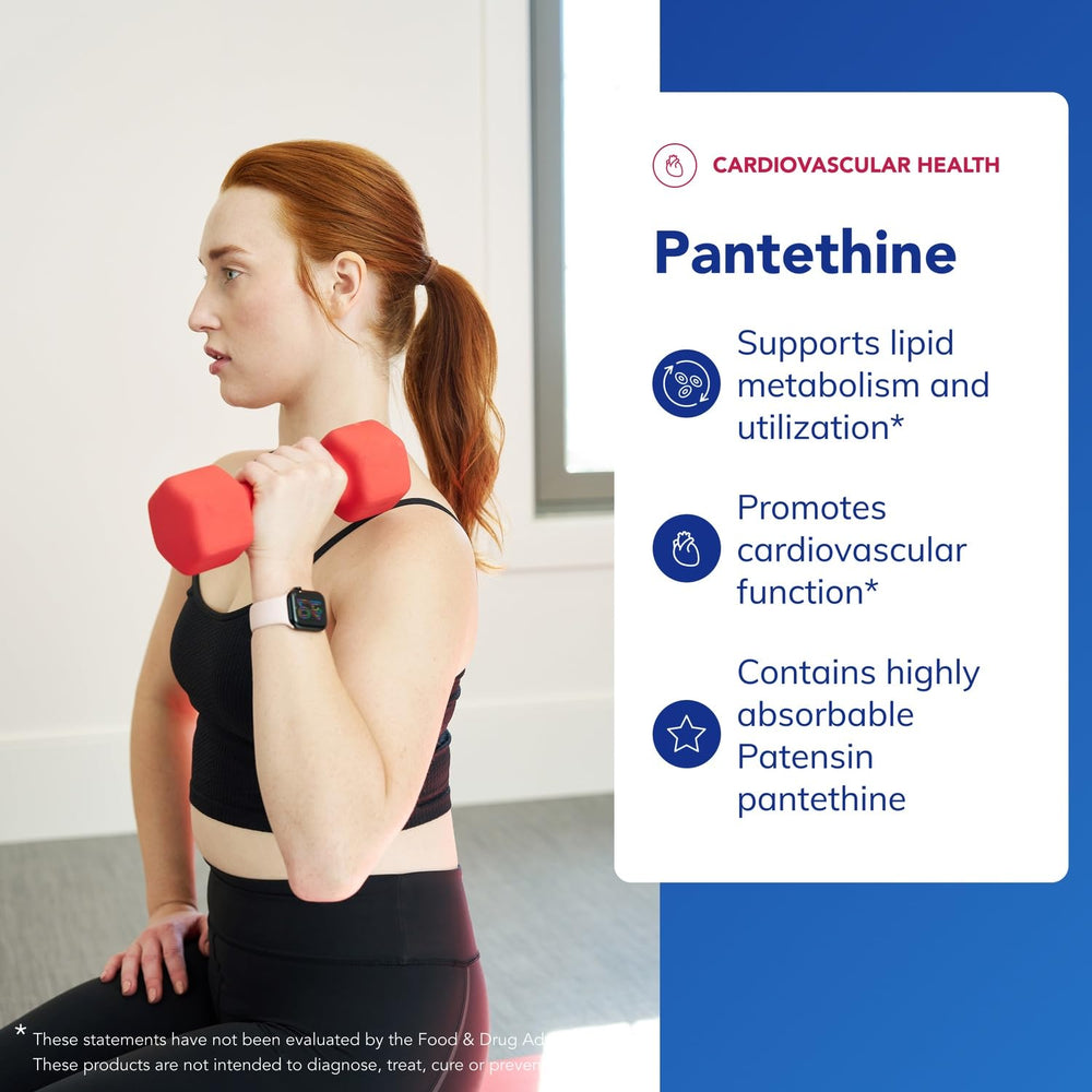 Pantethine bottle pour shot ready for everyday supplementation.