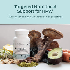 Papillex three-bottle 60-cap set demonstrates ongoing immune support.