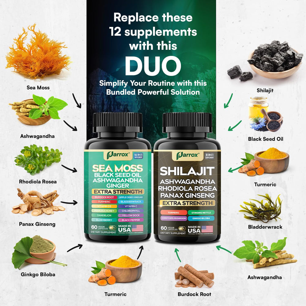 Parrox Black Seed Oil bottle provides antioxidant support for wellness