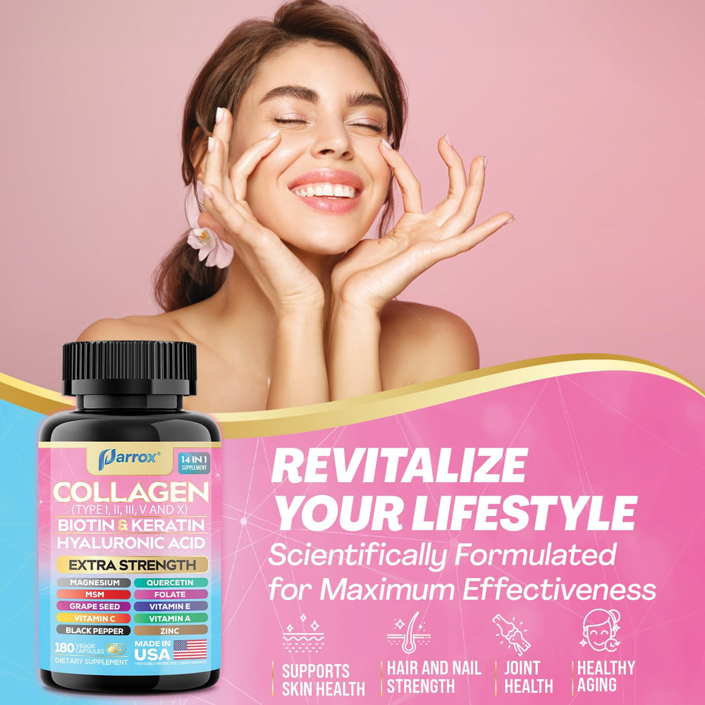 Parrox grape seed extract supports antioxidant-rich daily skincare routine.