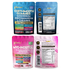 Parrox ingredients blend visual emphasizing Myo-Inositol and Berberine components.
