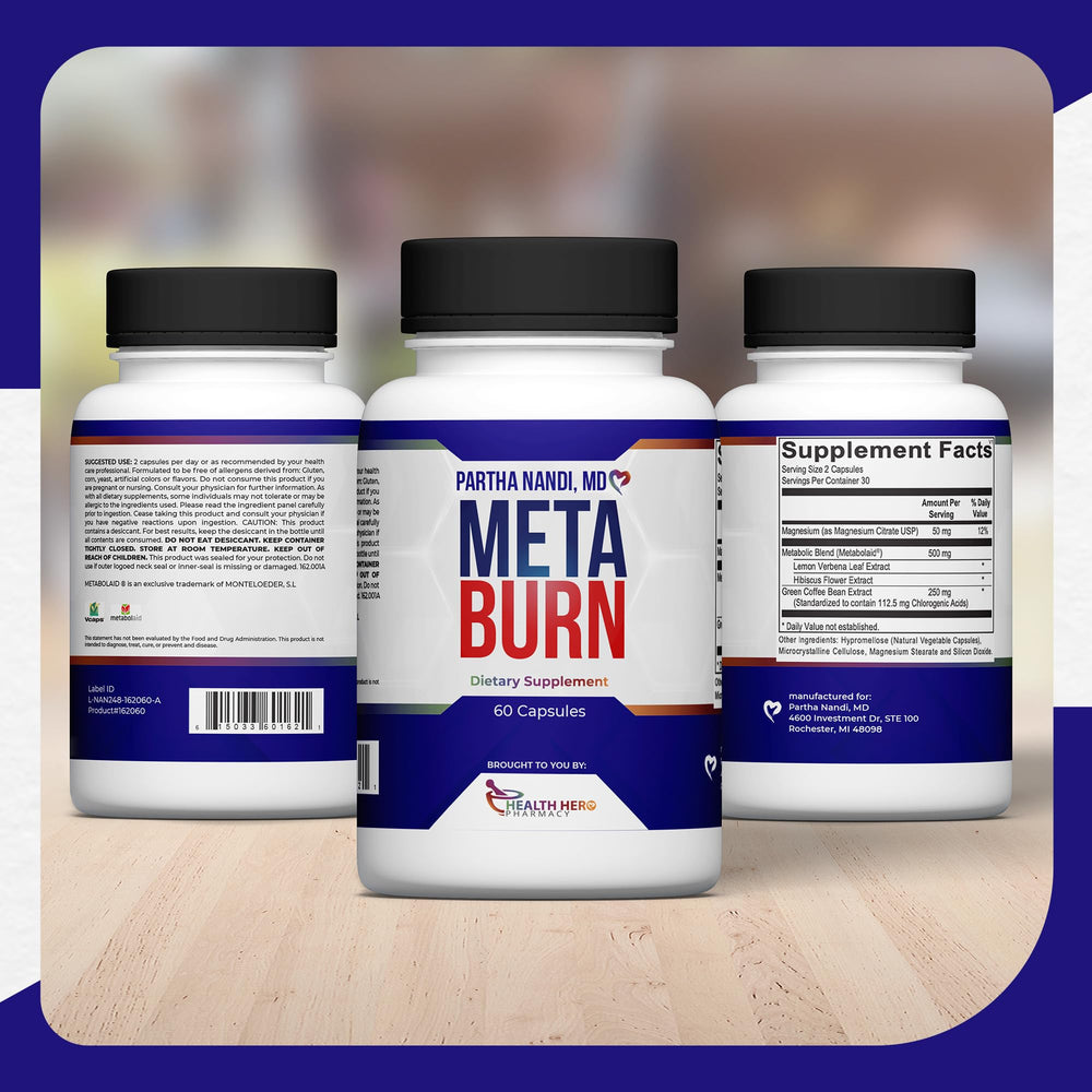 Partha Nandi, MD Meta Burn glass of water suggests easy everyday use.