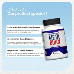 Partha Nandi, MD Meta Burn vegan formula for plant-based daily supplementation.