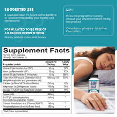 Sleep Max valerian and chamomile provide herbal relaxation cues