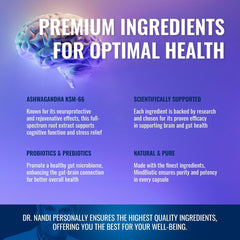 Partha Nandi MindBiotic packaging emphasizes purity and clean labeling