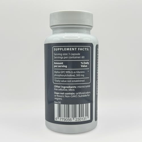 PartiQlar Alpha GPC label shows Made in USA quality.