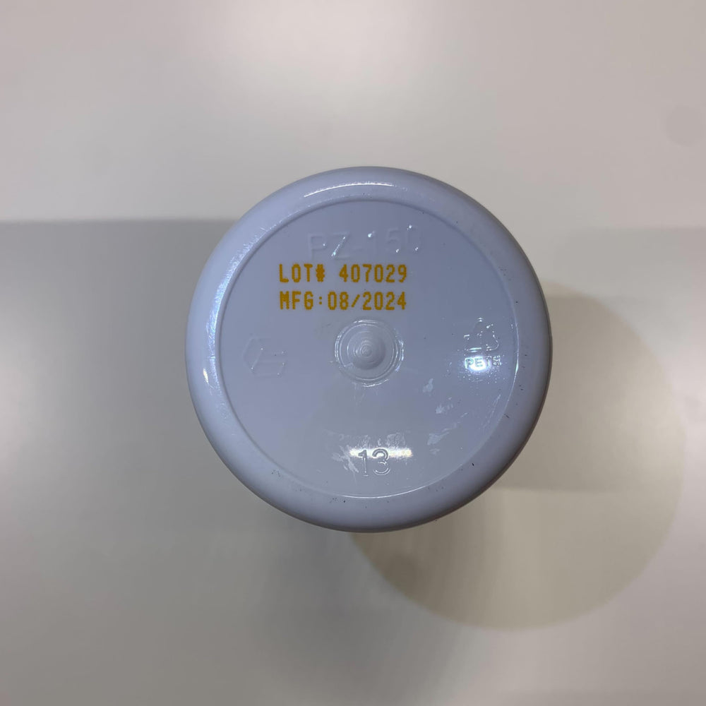partiQlar NR dose scoop showing 60 capsules per bottle