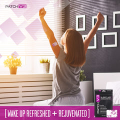 Patch V3 natural lavender aroma enhances wind-down before sleep