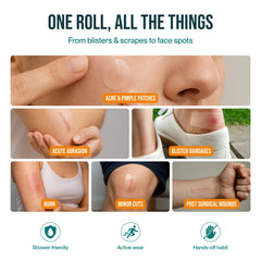 PATCH4U hydrocolloid-roll self-adhesive on blister provides gentle coverage