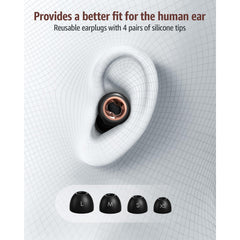 PATNRAB ear plugs memory-fit design provides comfortable side-sleep use