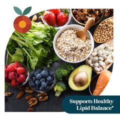 Pattern Wellness Cholesterol Complex label emphasizes non-GMO, gluten-free, allergen-free claims
