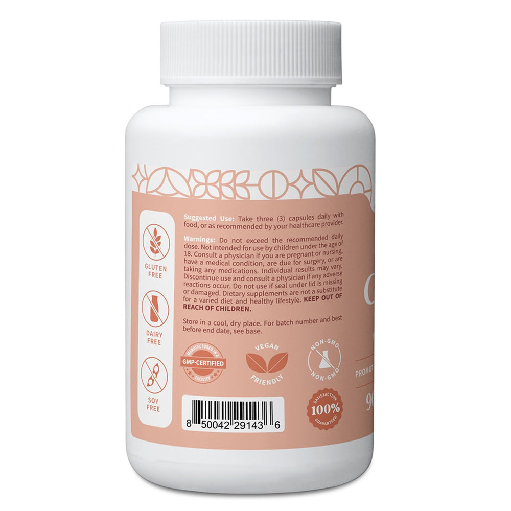 Pattern Wellness Fibro Complex capsules ready for a daily wellness routine.