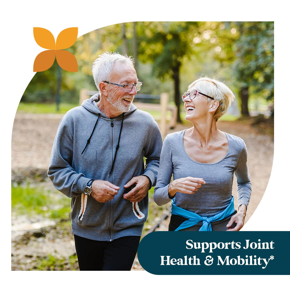Pattern Wellness label highlights hyaluronic acid and MSM for mobility support.