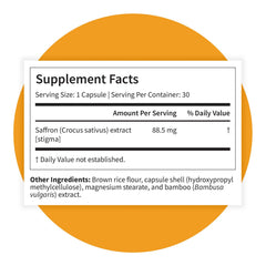 Pattern Wellness saffron extract quality seal from GMP-certified production